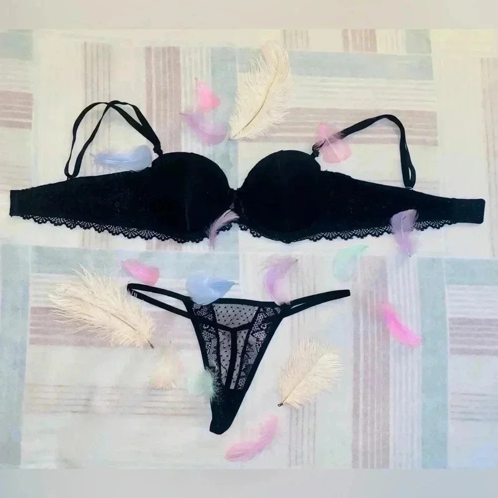 💥  Super Sexy Black Lace Lingerie Set 💥